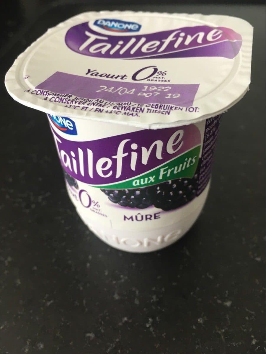 Danone Taillefine Mûre/Myrtille 0% packshot
