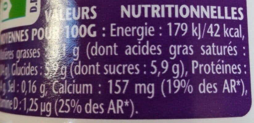Danone Taillefine - Yaourt pruneau 0% packshot