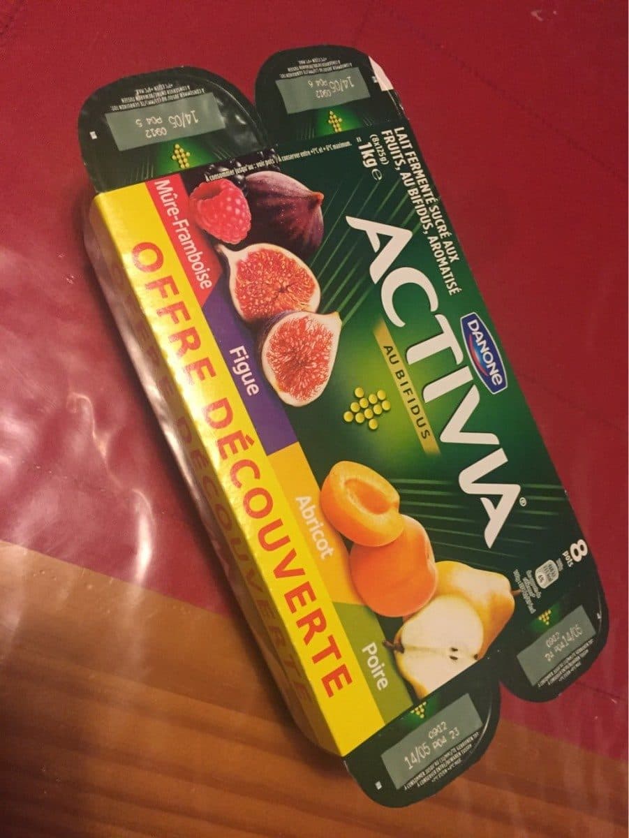 Activia Yaourt aux fruits packshot