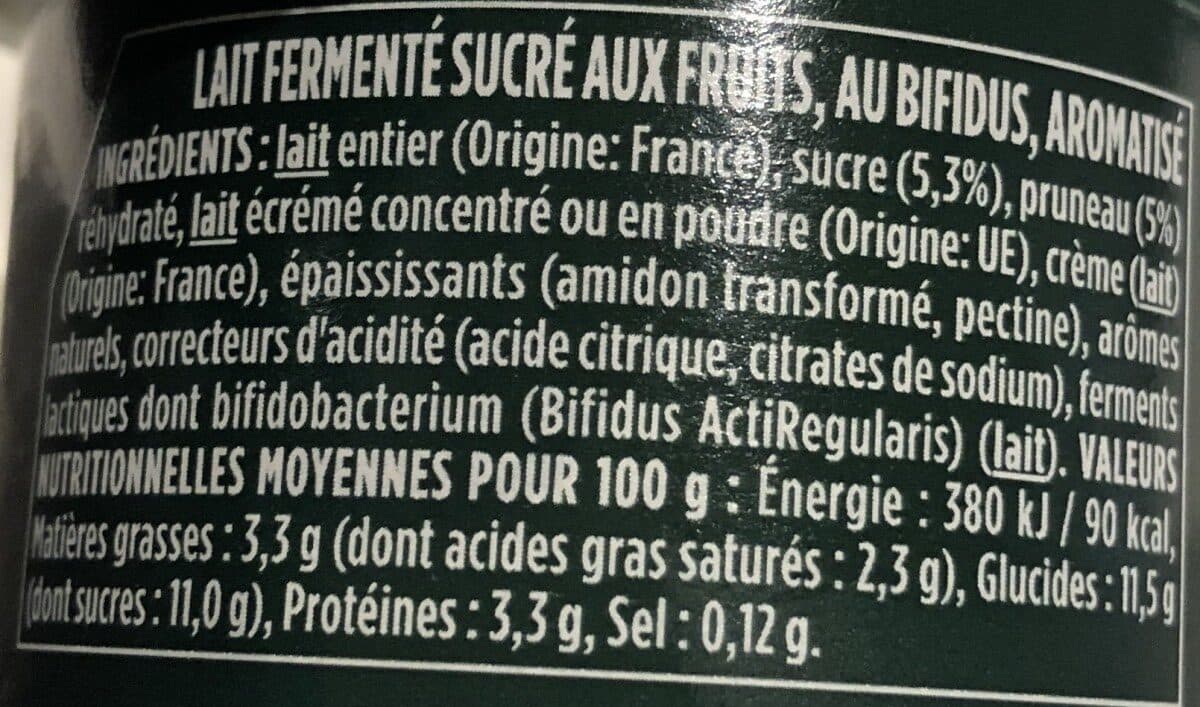 Activia Activia saveur Pruneaux packshot