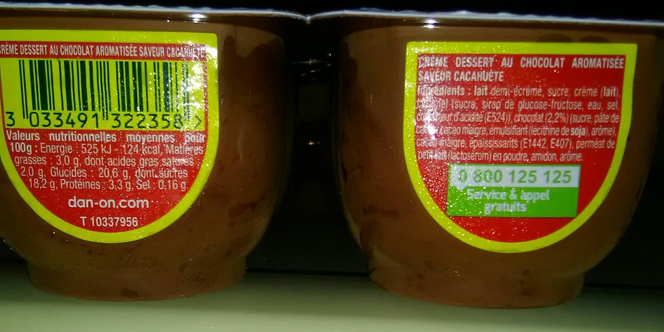 Danette Danette Chocolat Saveur Cacahuete packshot