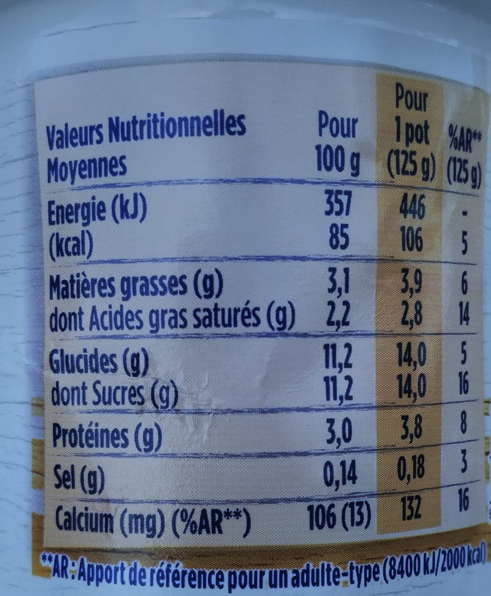 Danone Yaourt à la mangue packshot