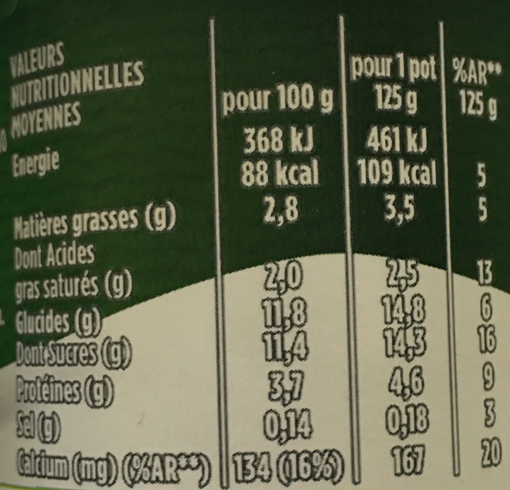 Danone Activia fraise packshot