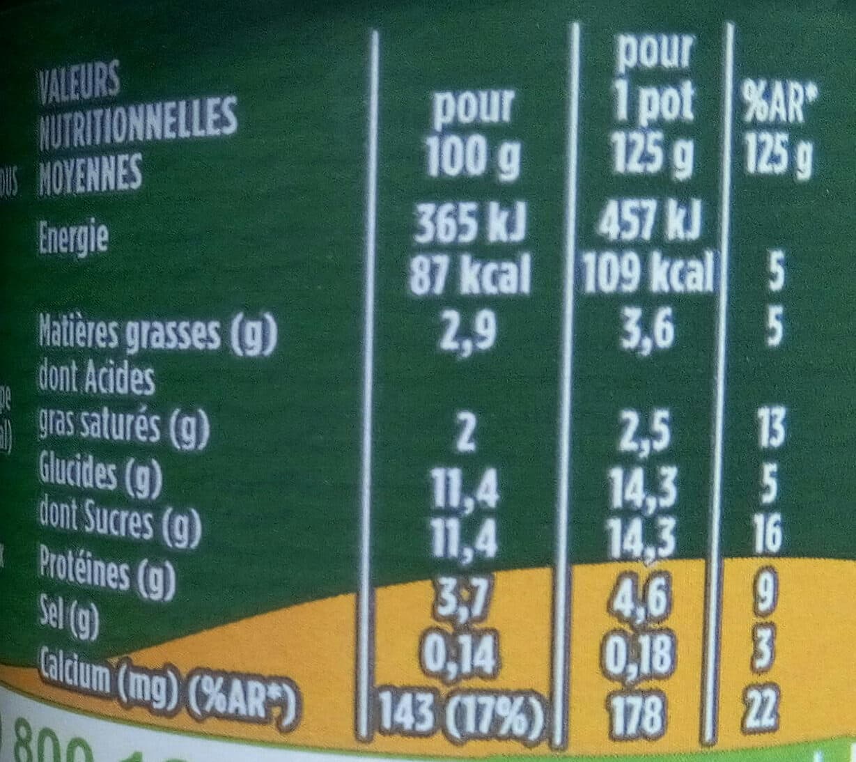 Activia Activia fruits 125 g x 4 mangue packshot