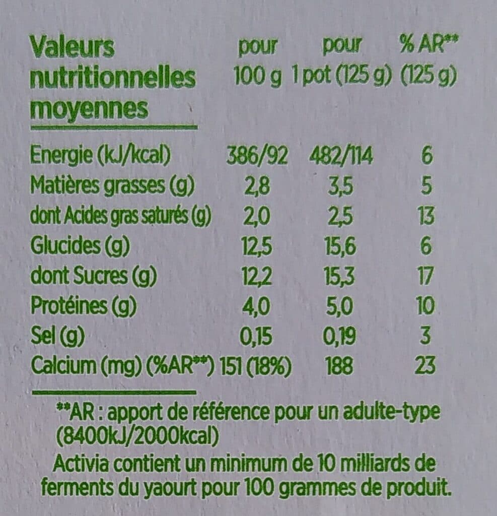 Activia Activia fruits 125 g x 8 abricot - fraise - mangue - kiwi packshot