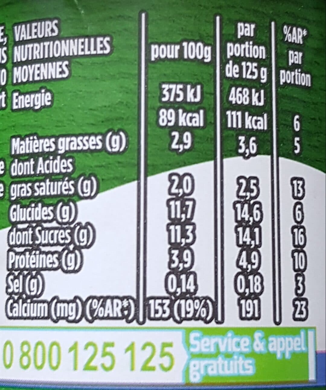 Activia Activia fruits 125 g x 4 myrtille packshot