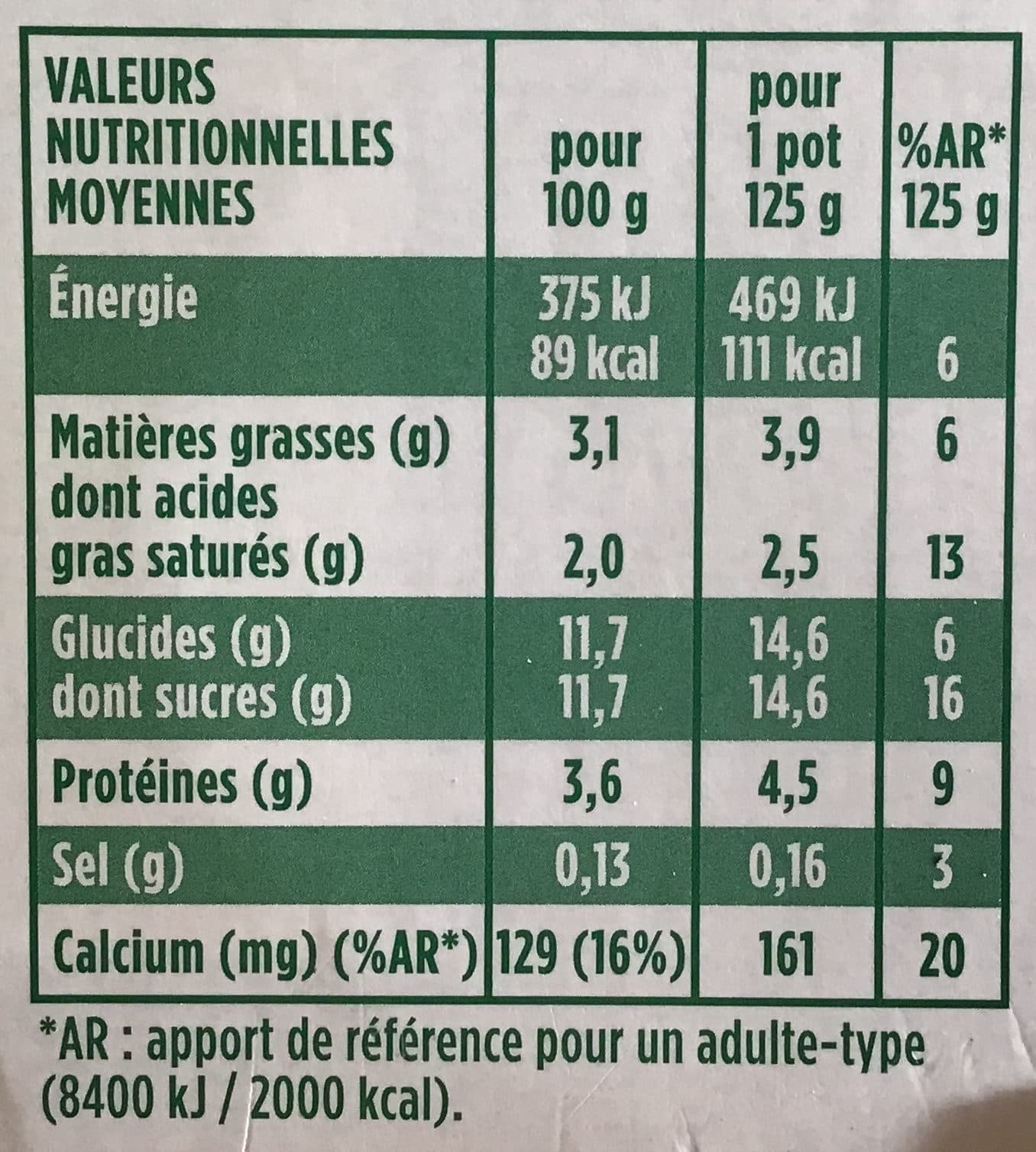 Activia Activia touche citron verveine packshot
