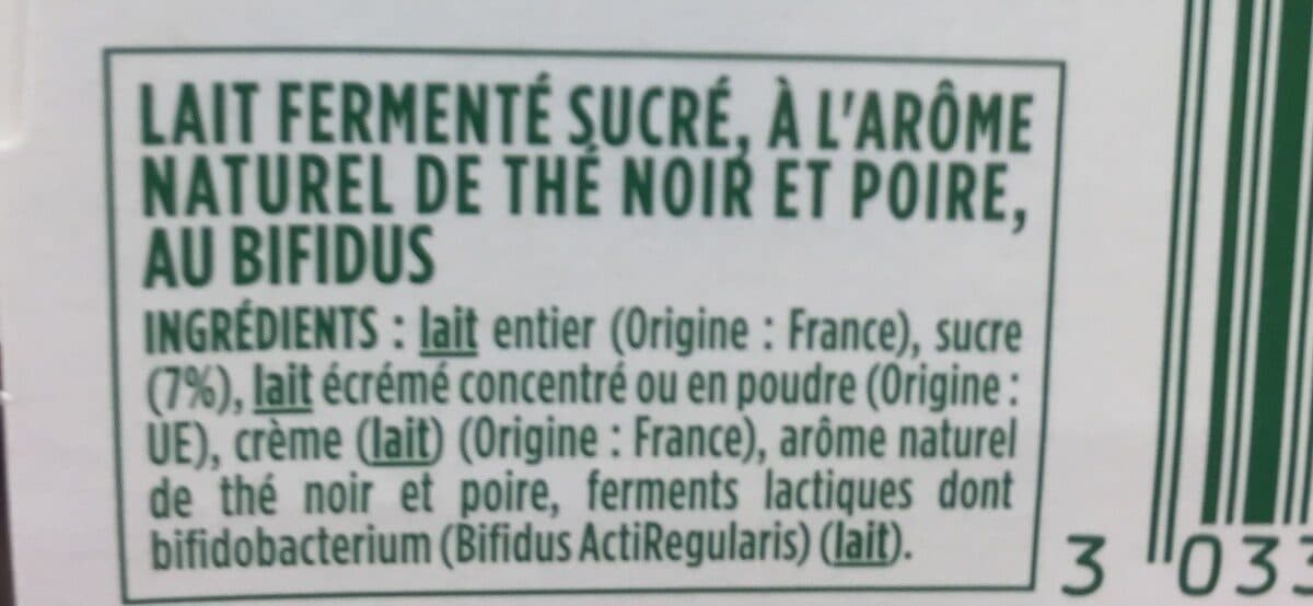 Activia Activia - Touche de Thé noir & Poire packshot