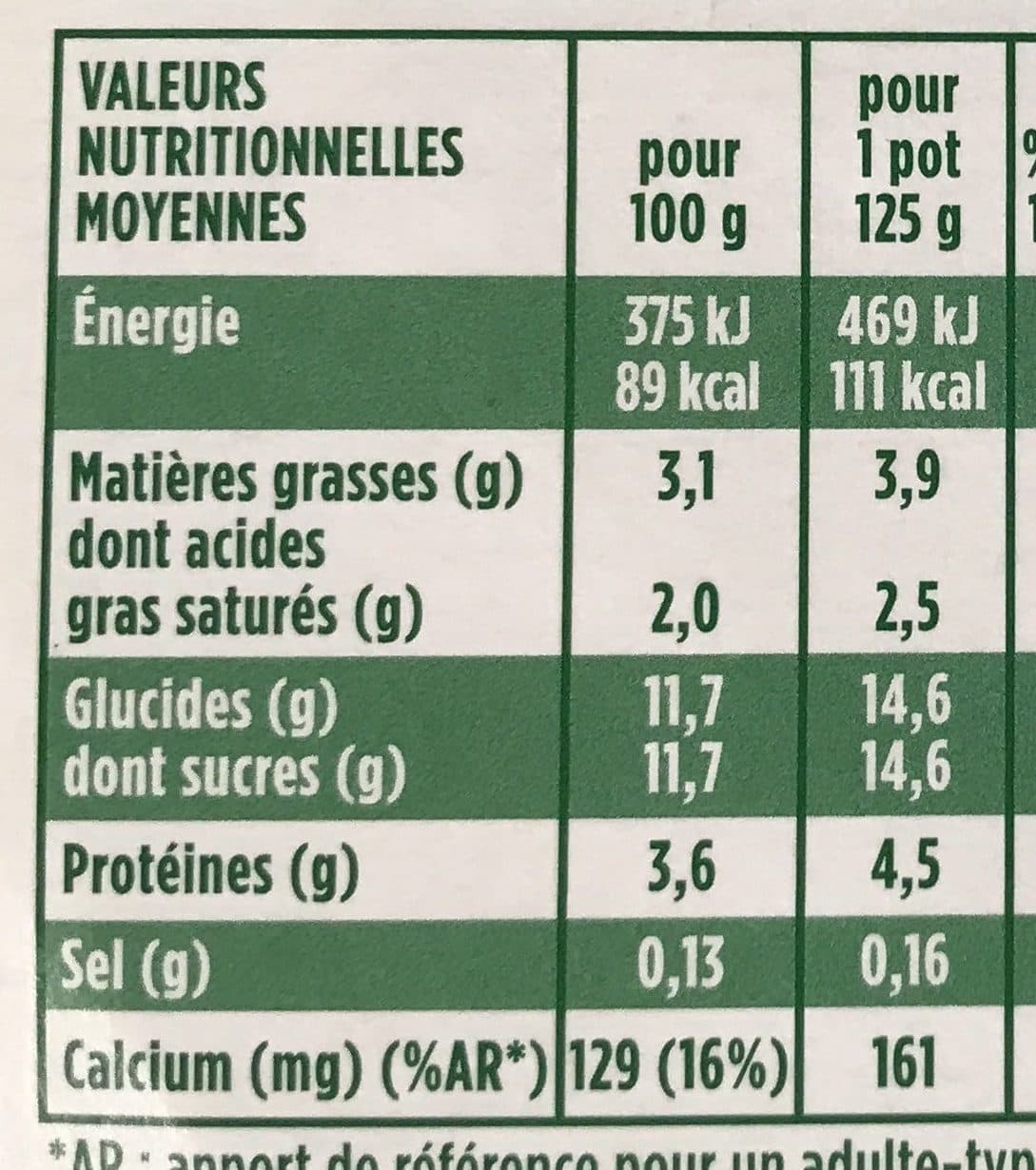 Activia Activia au bifidus - Touche de thé vert & menthe packshot