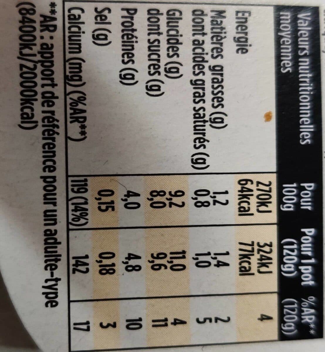 Danone Light & free peche passion 120 g x 4 packshot