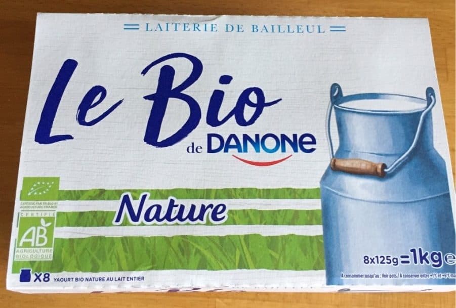 Danone Danone bio nature 125 g x 8 packshot