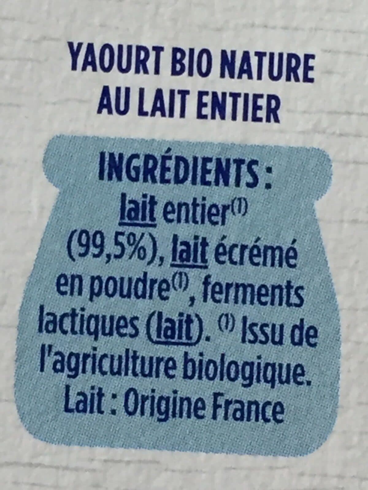 Danone Danone bio nature 125 g x 8 packshot