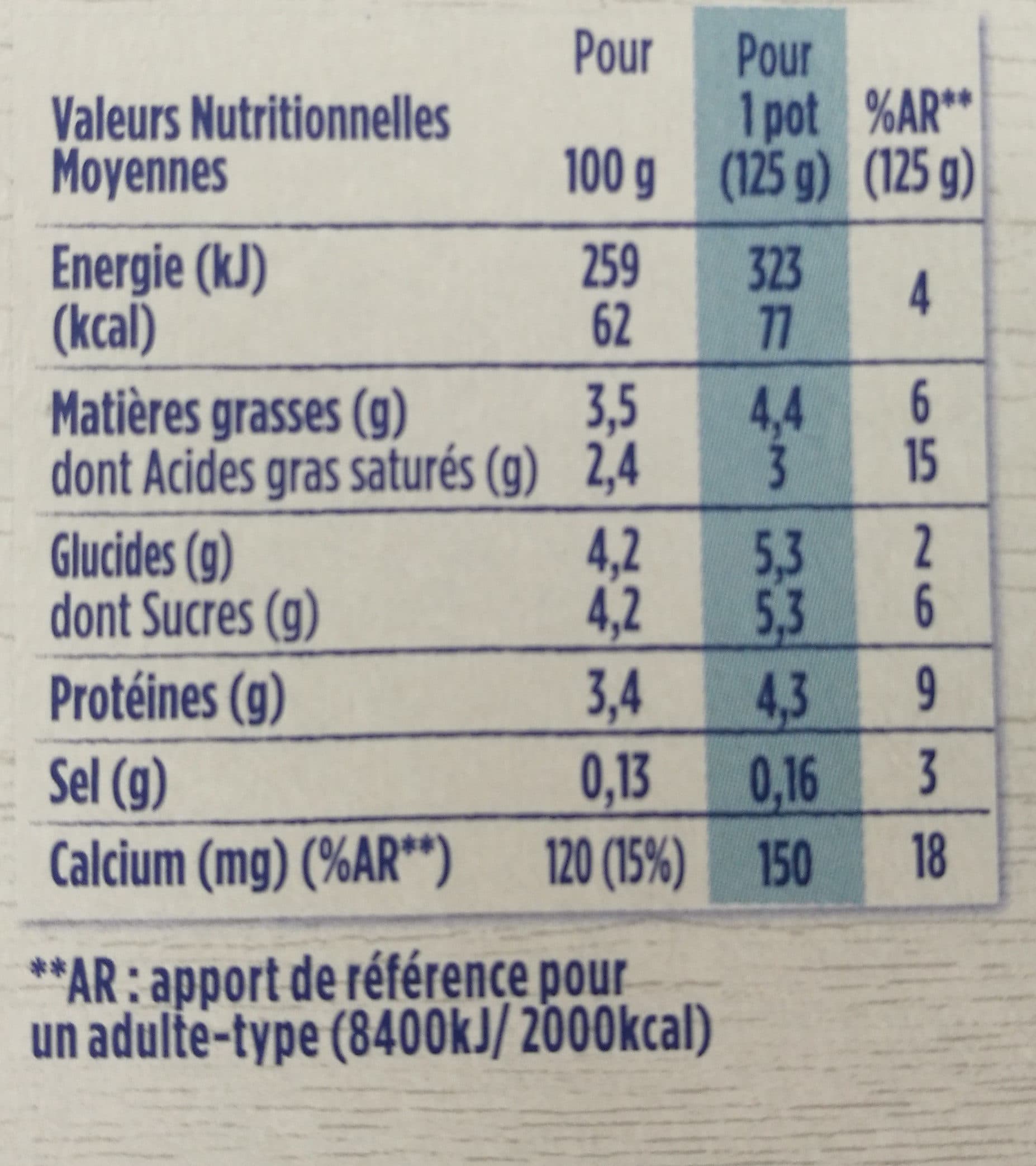 Danone Danone bio nature 125 g x 8 packshot
