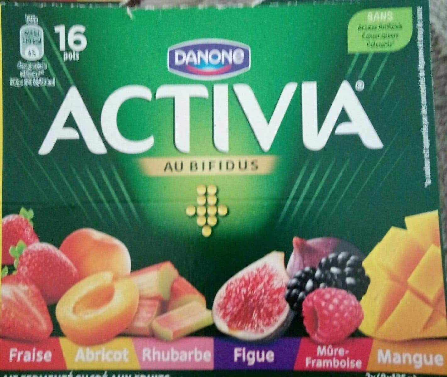 Activia Activia au bifidus packshot
