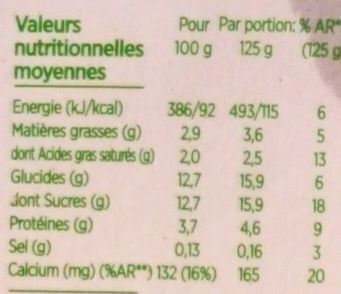 Activia Activia bifidus saveur panache sans arome artificiel 125 g x 12 packshot