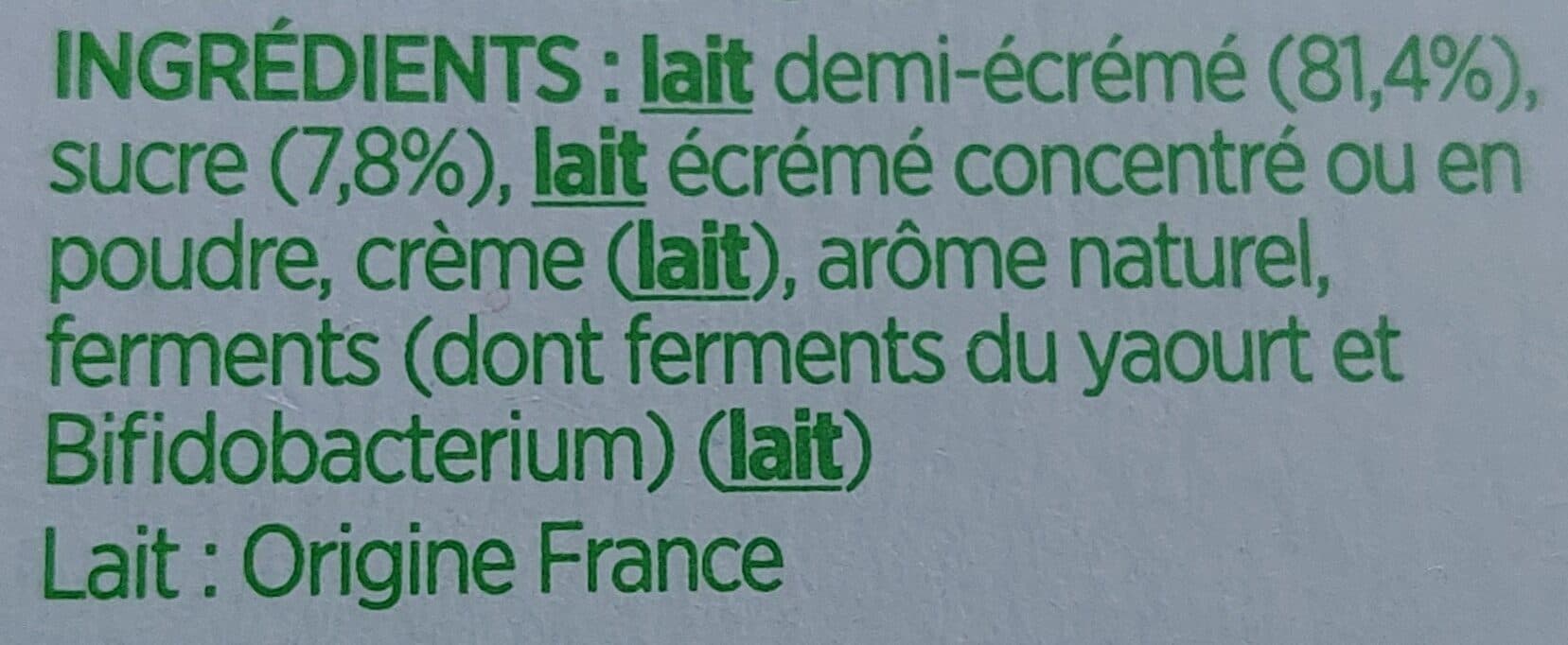Activia Activia bifidus saveur vanille sans arome artificiel 125 g x 12 packshot