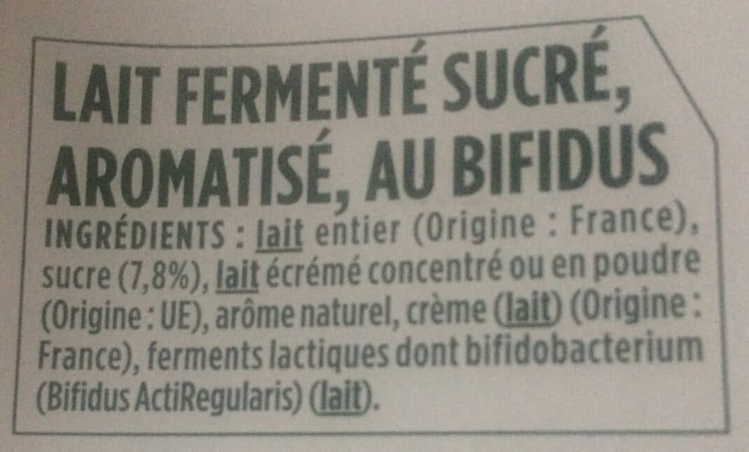 Activia Activia bifidus saveur vanille sans arome artificiel 125 g x 8 packshot