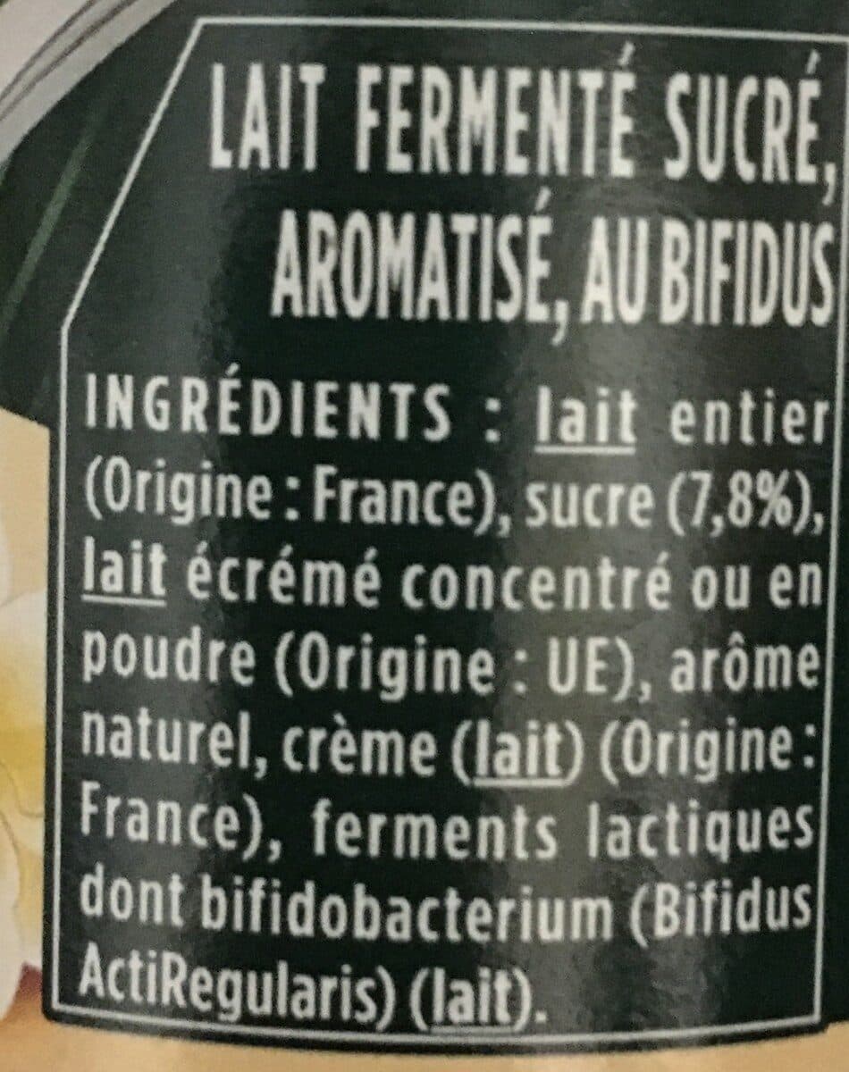 DANONE Activia bifidus saveur vanille sans arome artificiel 125 g x 4 packshot