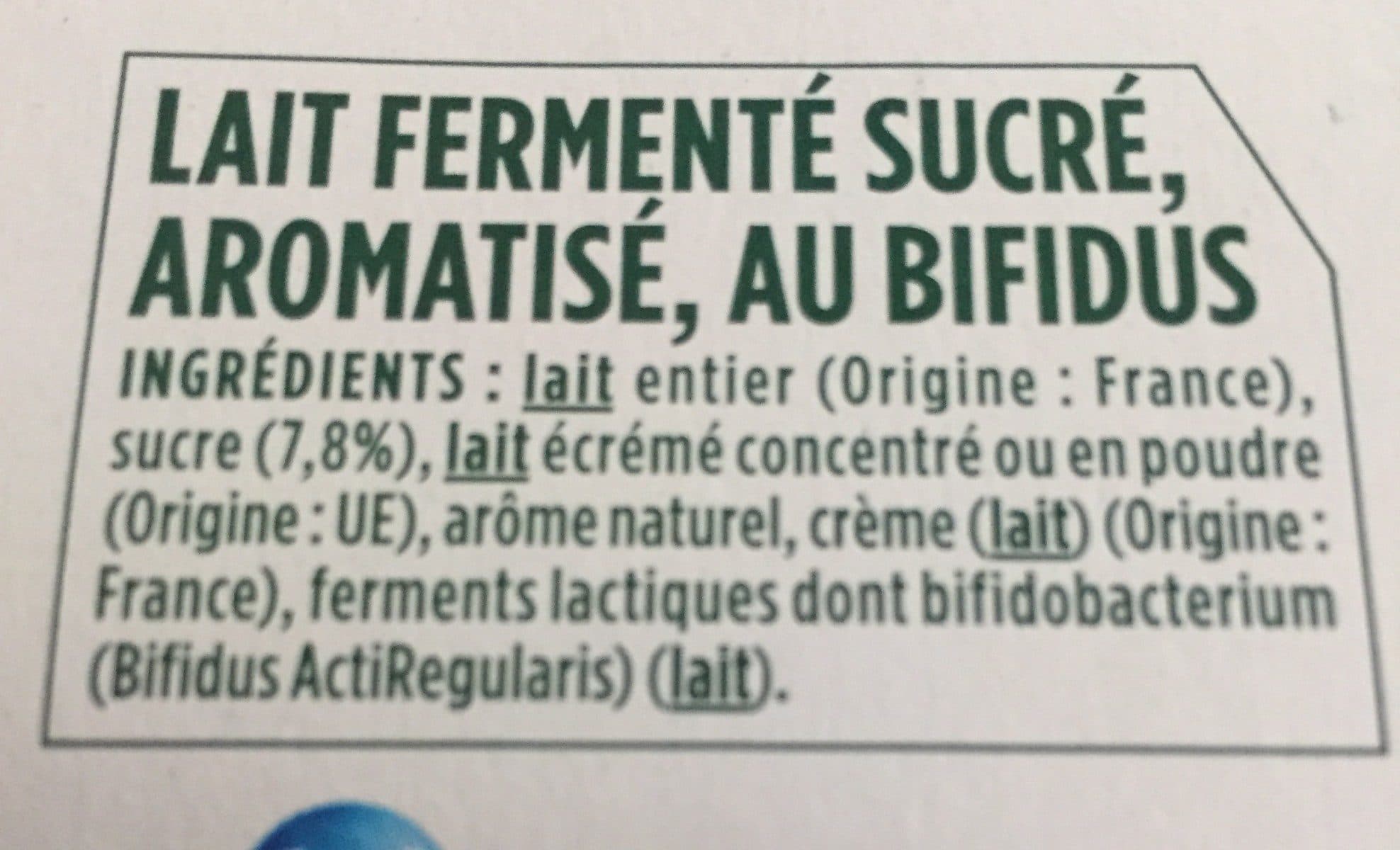 Activia Activia au bifidus saveur citron packshot