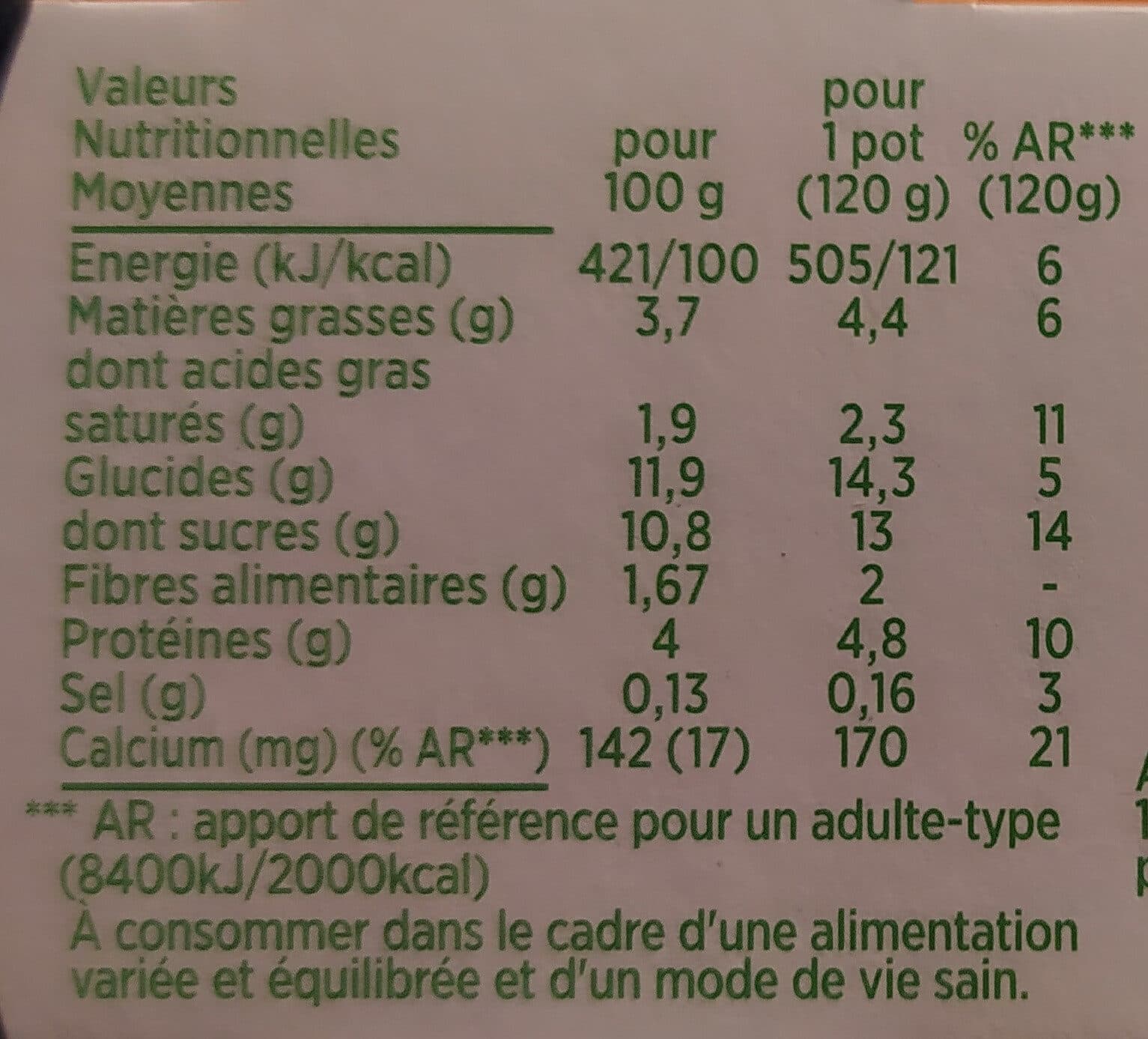 Activia Activia bifidus cereales granola amarante 120 g x 4 packshot