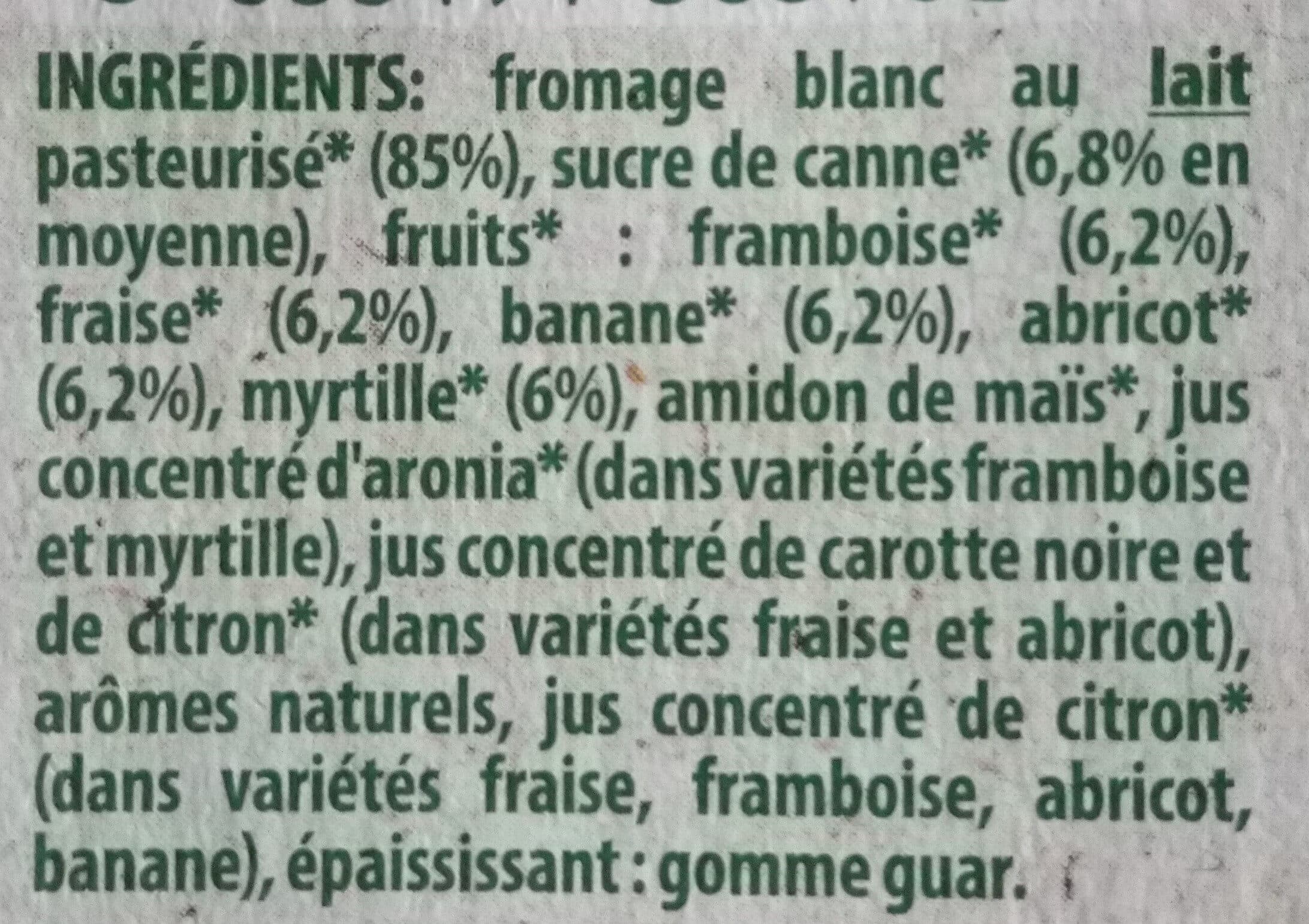 Danone Danonino aux fruits bio panache 50 g x 12 packshot
