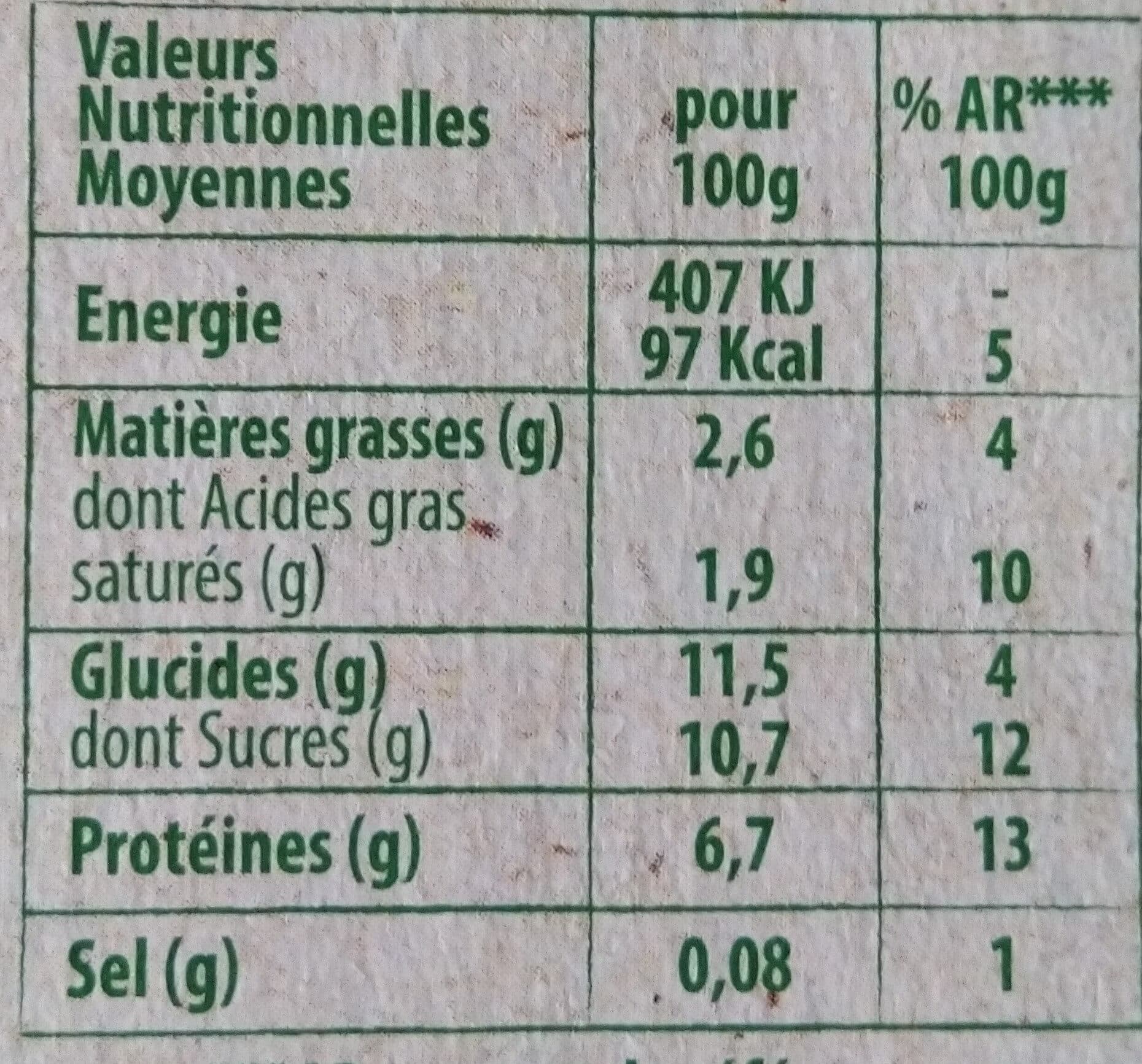 Danone Danonino aux fruits bio panache 50 g x 12 packshot