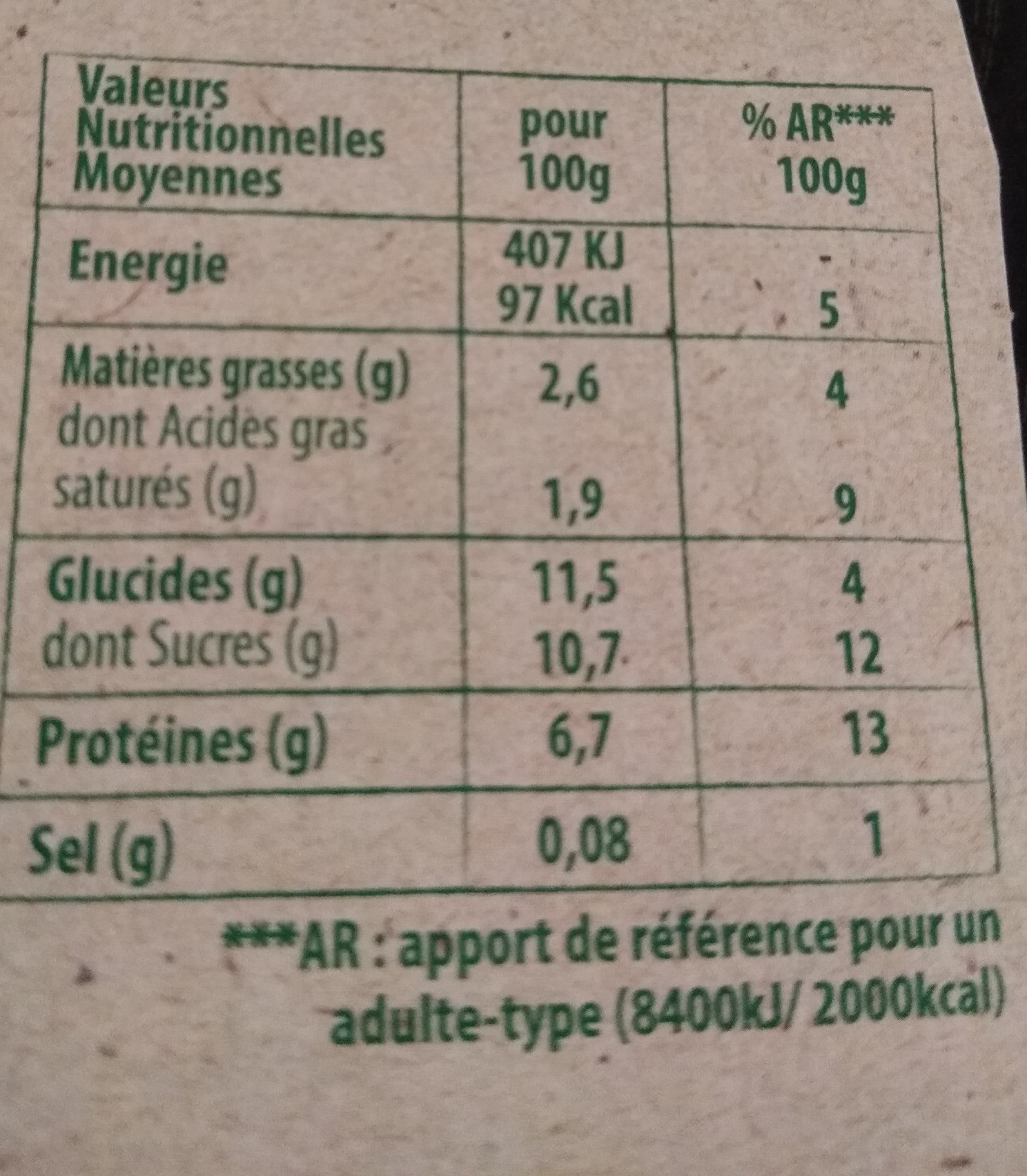 Danone Danonino bio panaché (fraise, abricot) packshot