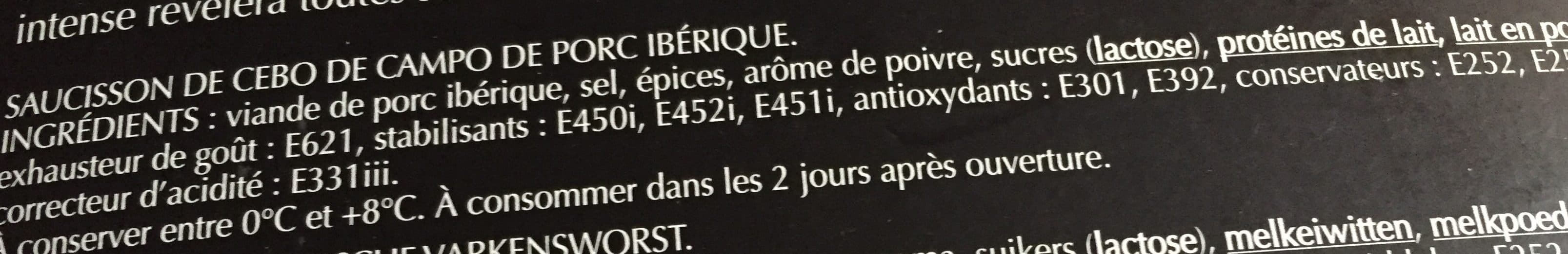 Labeyrie Saucisson Pata Negra - 20 tranches fines packshot