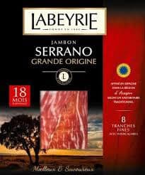 Labeyrie Jambon serrano grande origine affiné 18 mois packshot