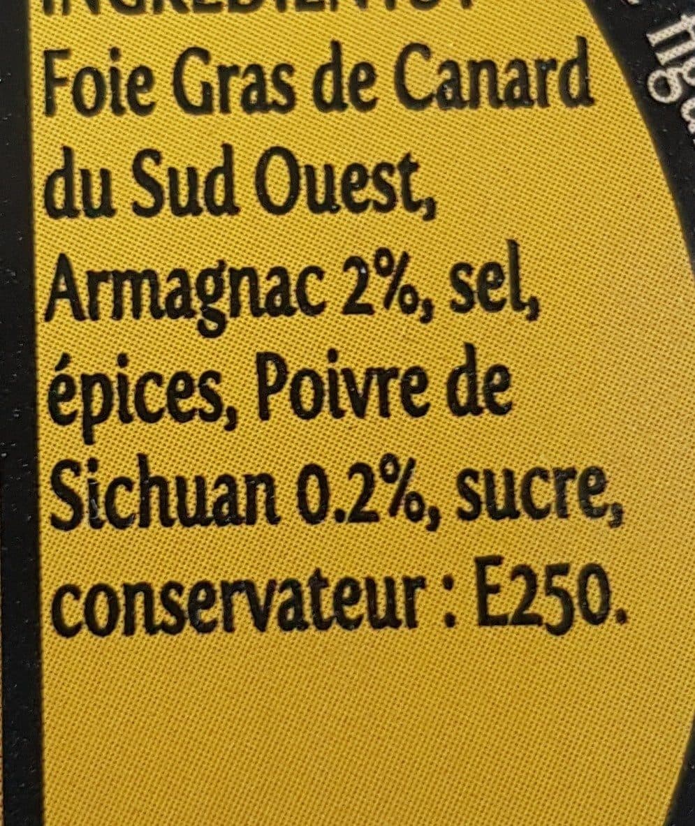 Labeyrie Foie gras de canard Labeyrie Entier au poivre packshot