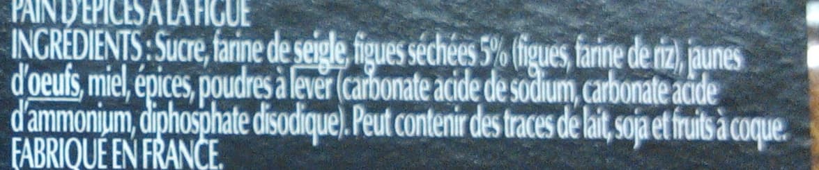 Labeyrie Pain d'épices spécial foie gras à la figue packshot