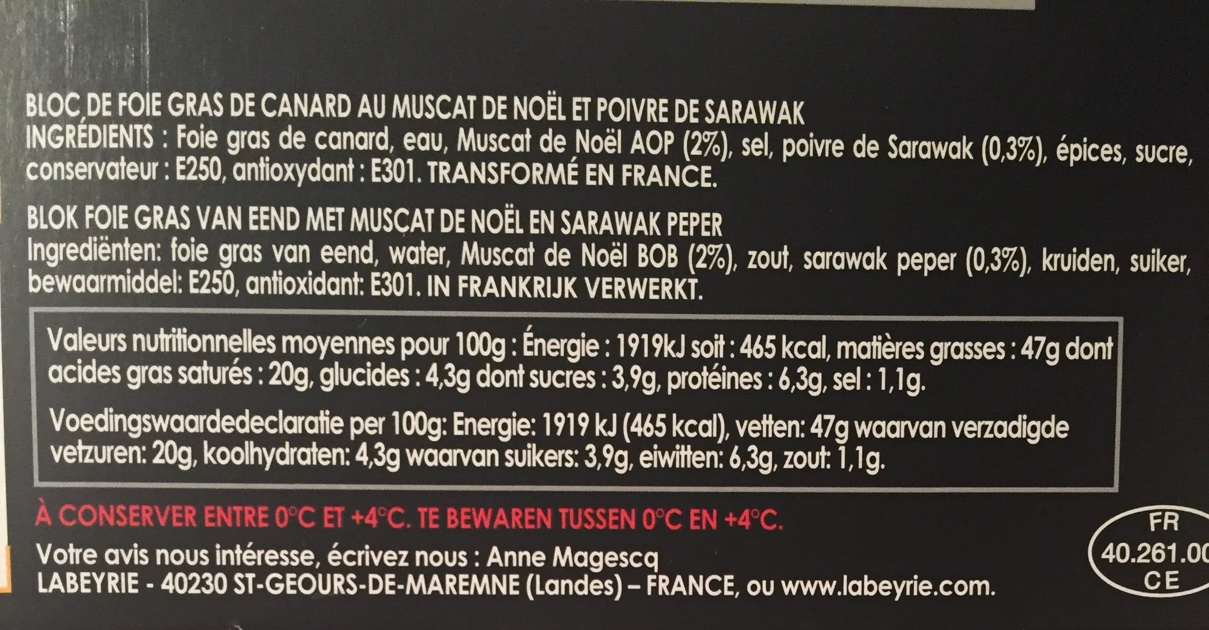 Labeyrie Aperitif bloc de Foie Gras de Canard packshot