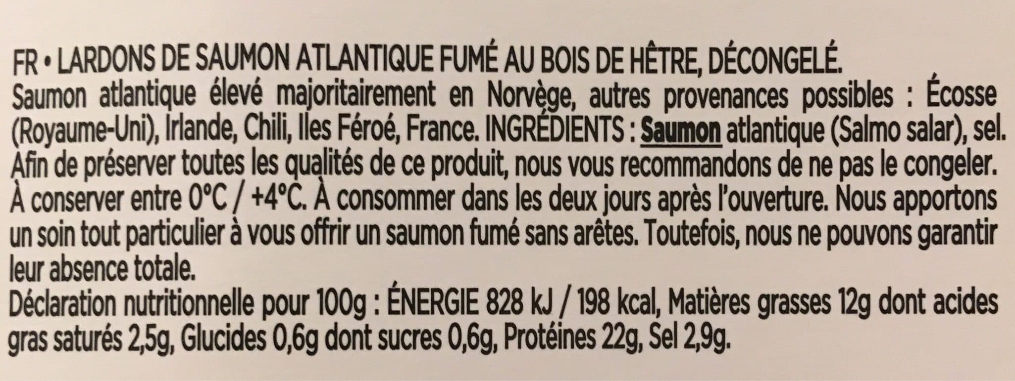 Labeyrie Lardons de saumon fumé packshot