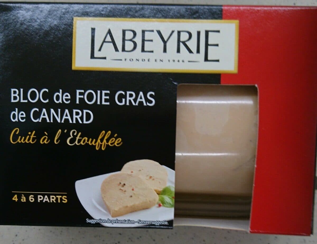 Labeyrie Bloc de foie gras de canard packshot