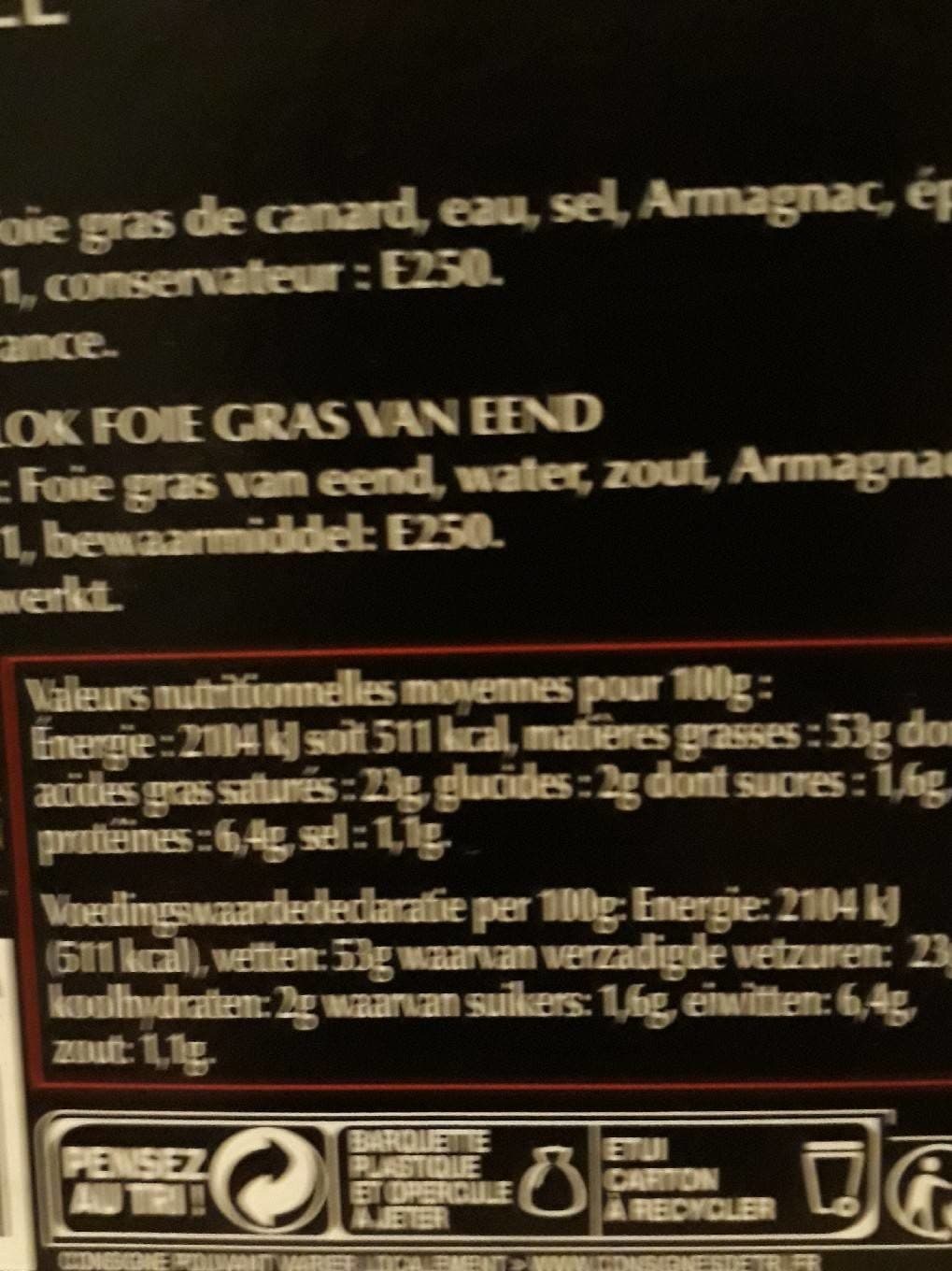 Labeyrie Bloc de foie gras de canard packshot