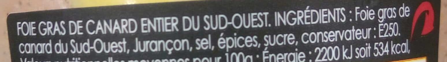 Labeyrie Foie gras de Canard entier du Sud-Ouest packshot