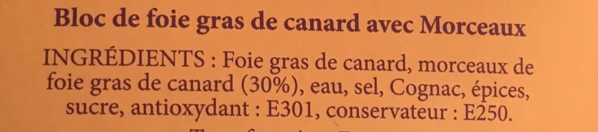 Labeyrie Bloc de foie gras de canard avec morceaux packshot