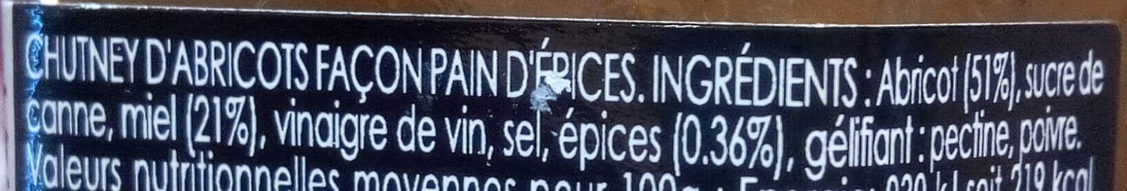 Labeyrie Chutney d'abricots façon Pain d'Epices packshot