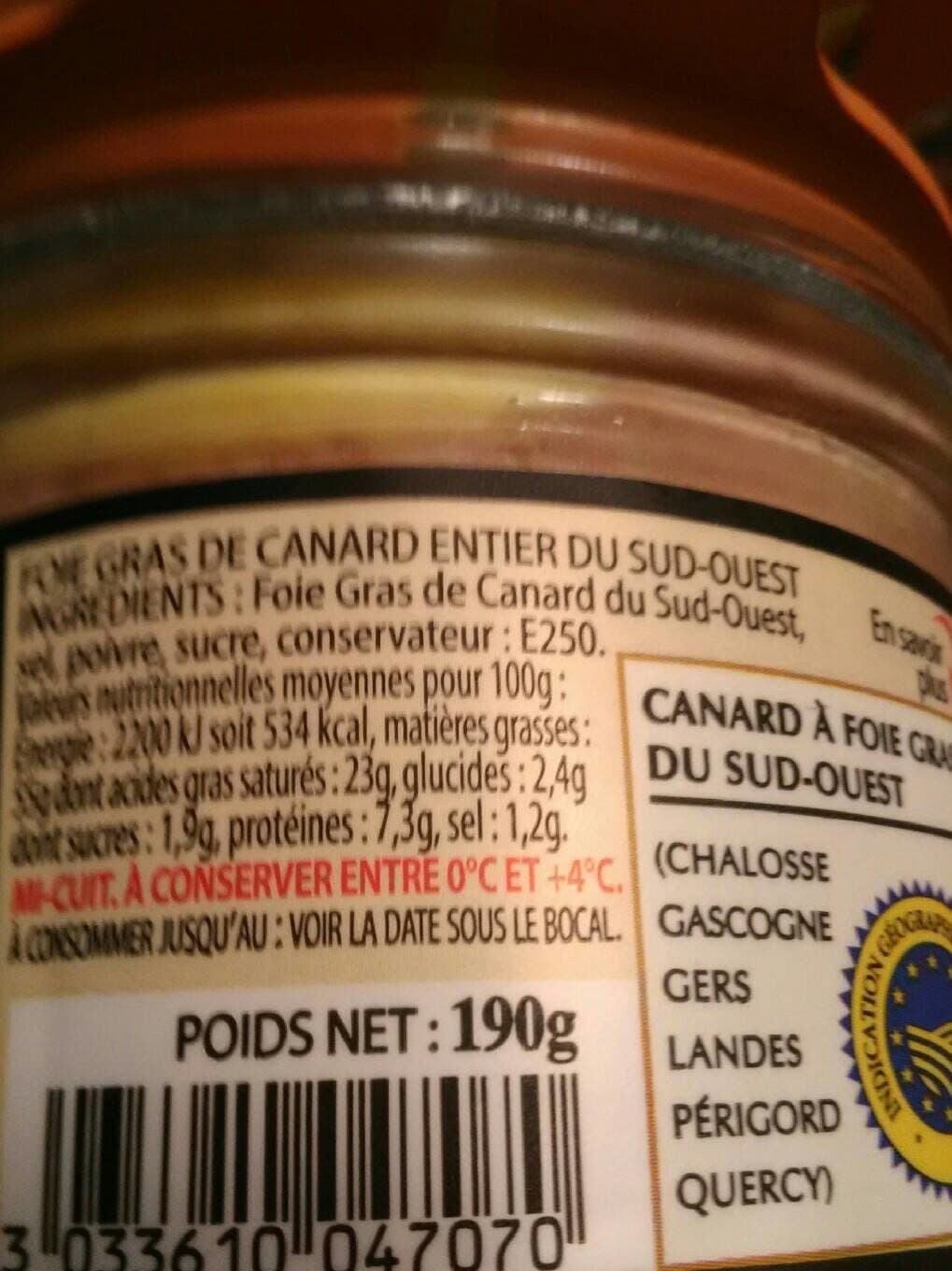 Labeyrie Foie gras de canard entier du sud ouest pure tradition labeyrie packshot