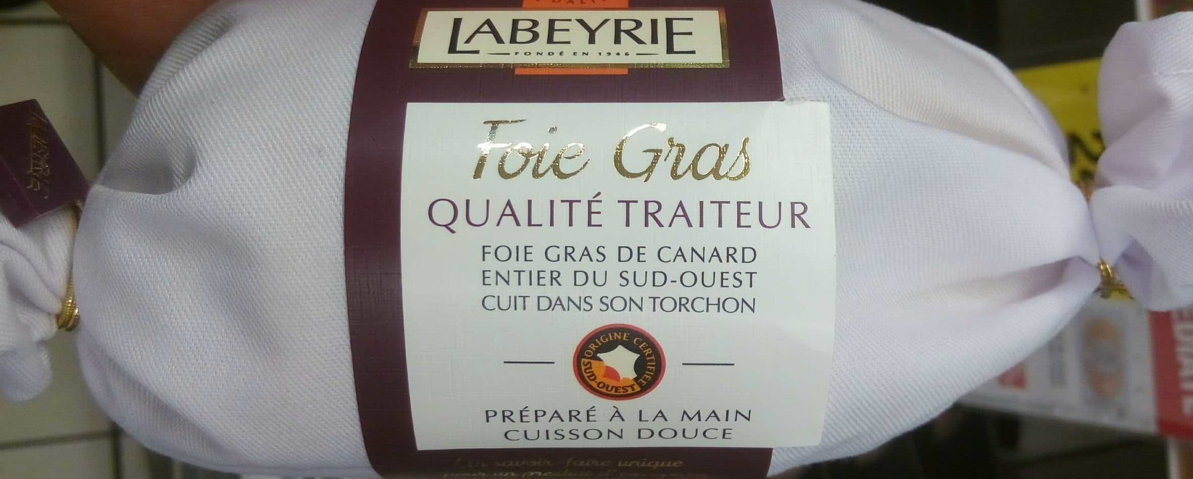 Labeyrie Foie gras qualité traiteur packshot