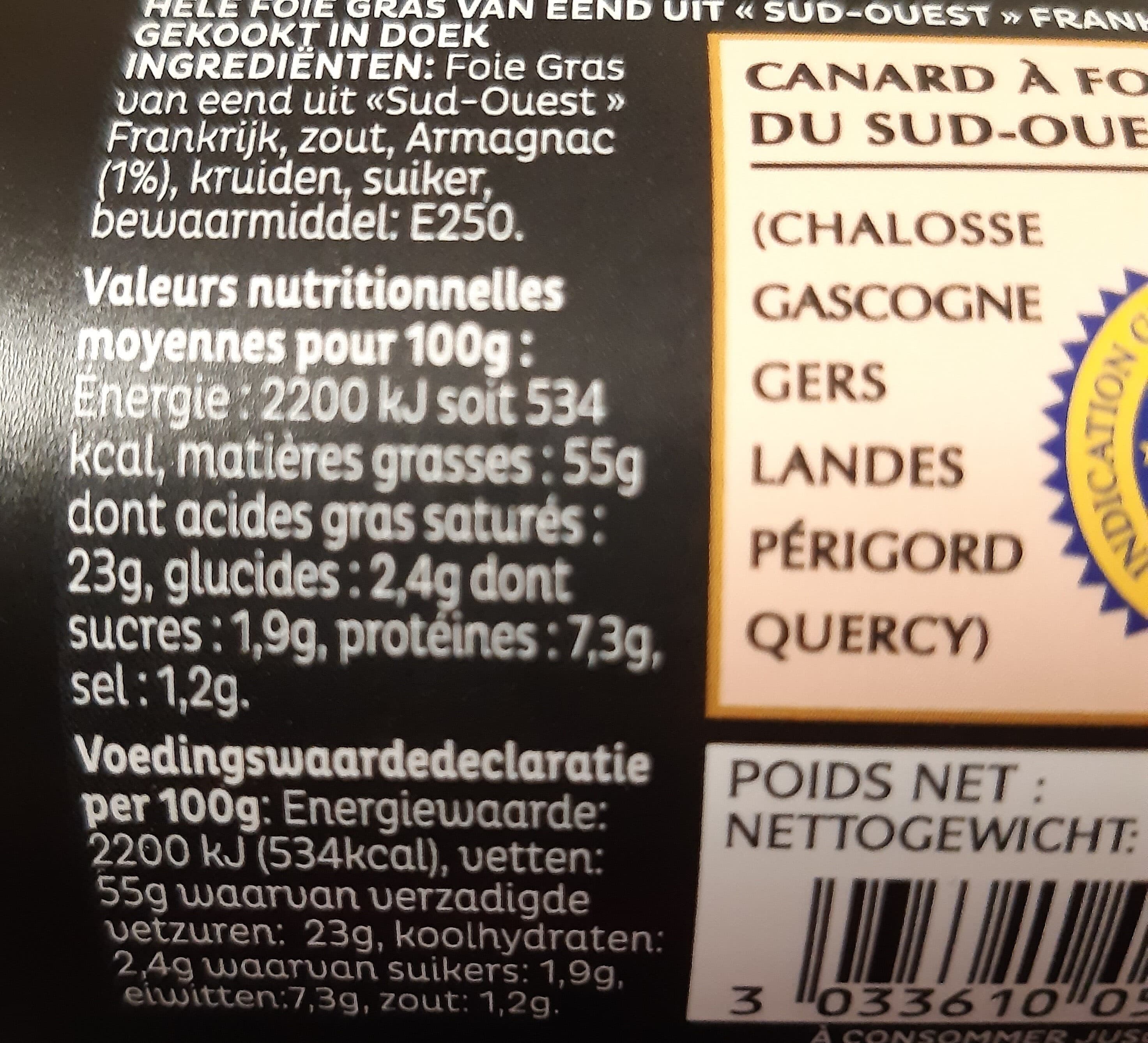Labeyrie Foie gras dégustation packshot