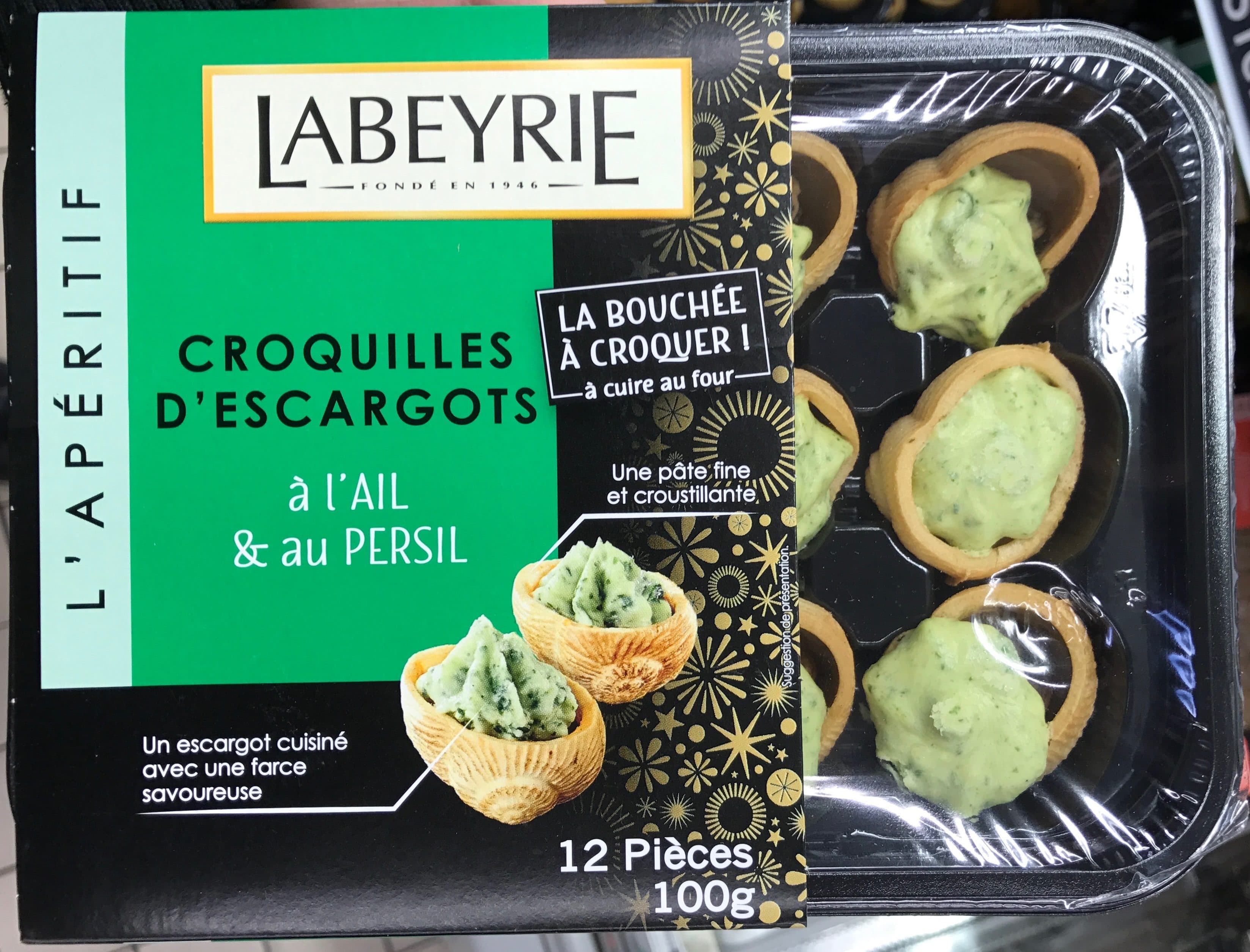 Labeyrie L'Apéritif Croquilles d'Escargots à l'Ail & au Persil packshot