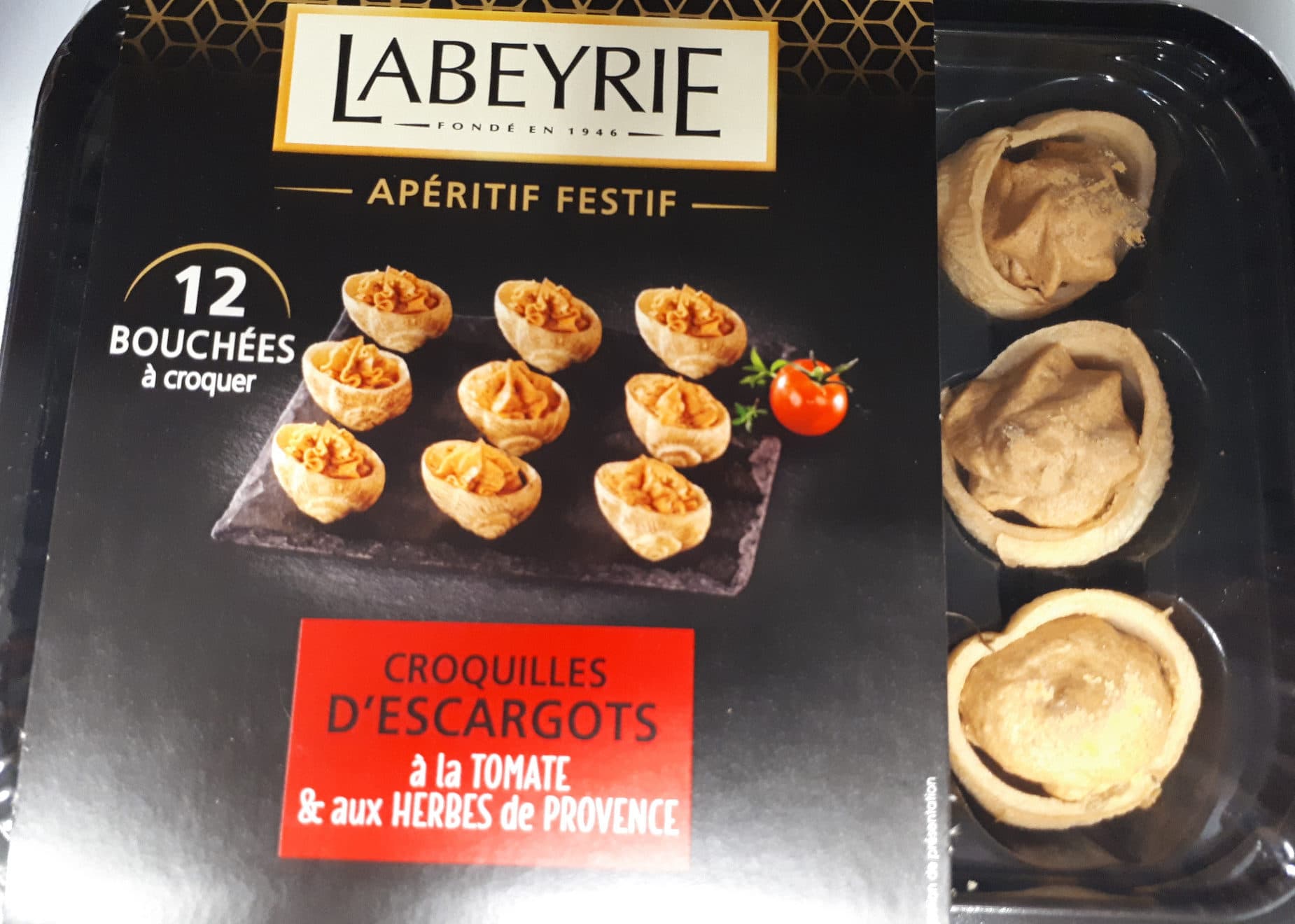 Labeyrie Croquilles d'escargots à la tomate et aux herbes de Provence packshot
