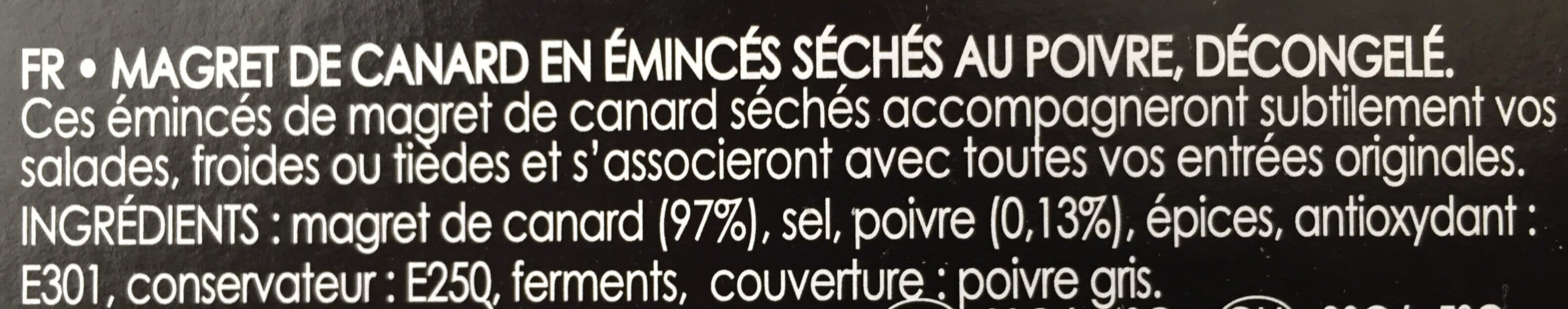 LABEYRIE Magret de Canard Séché au Poivre packshot