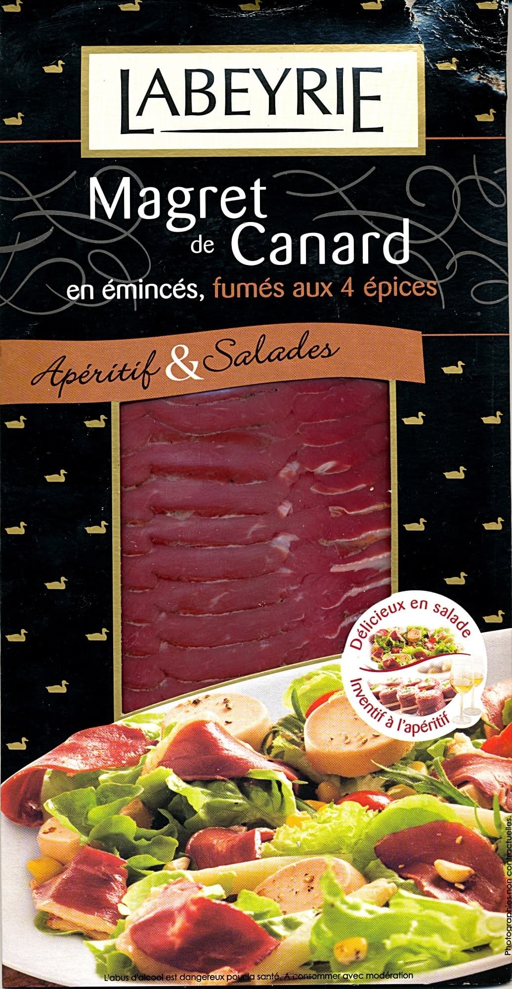 Labeyrie Magret de Carnard en émincés, fumés aux 4 épices packshot