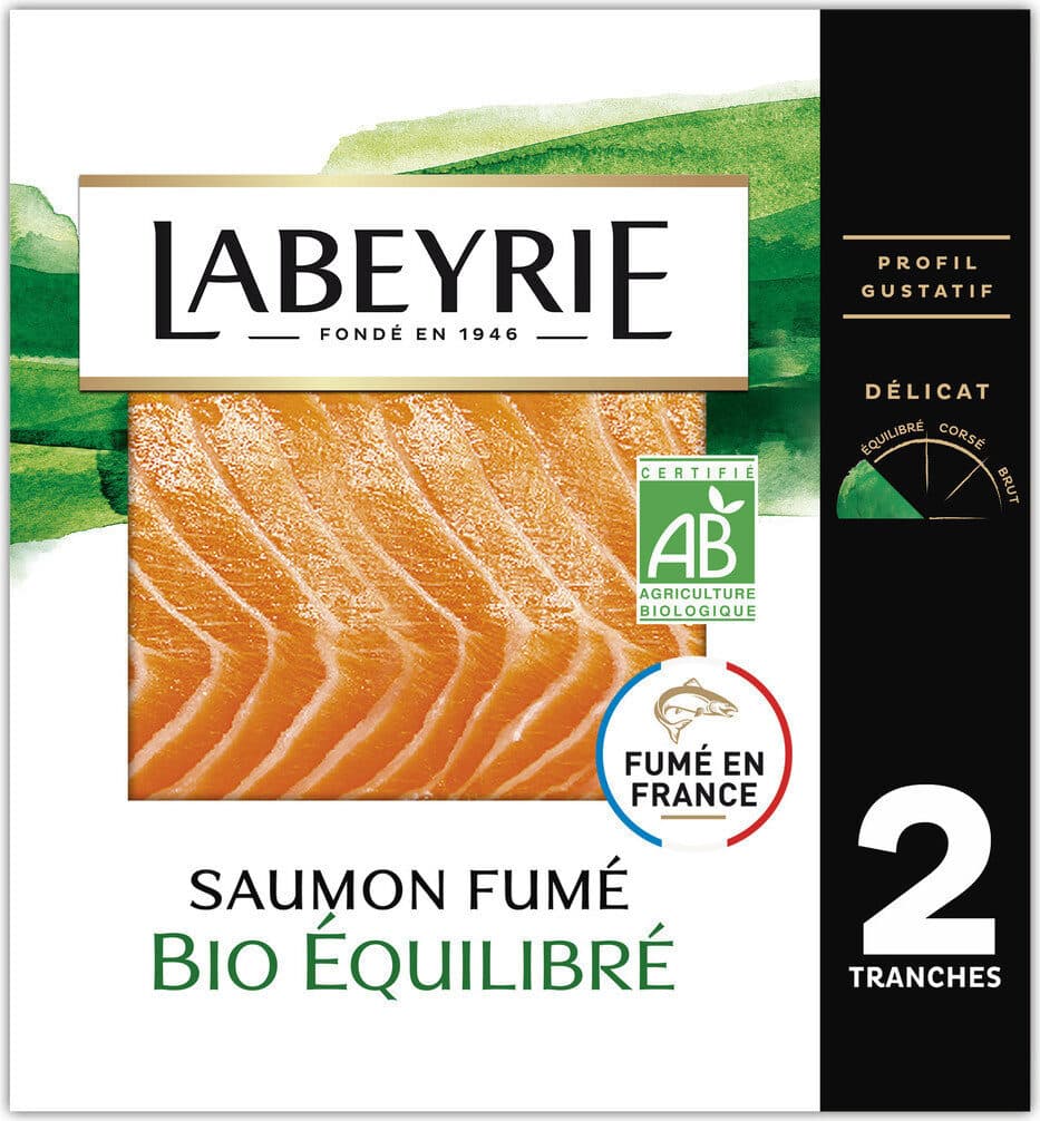 Labeyrie SAUMON ATLANTIQUE BIO FUME AU BOIS DE HÊTRE packshot