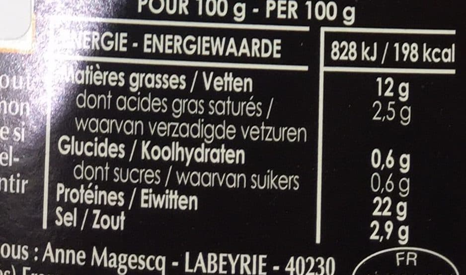 Labeyrie Pavés de saumon fumé packshot