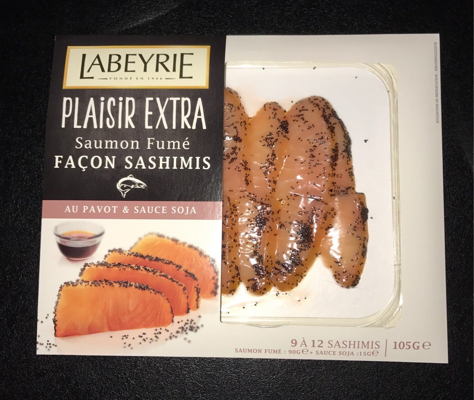 Labeyrie Plaisir Extra Saumon Fumé Façon Sashimis au Pavot packshot