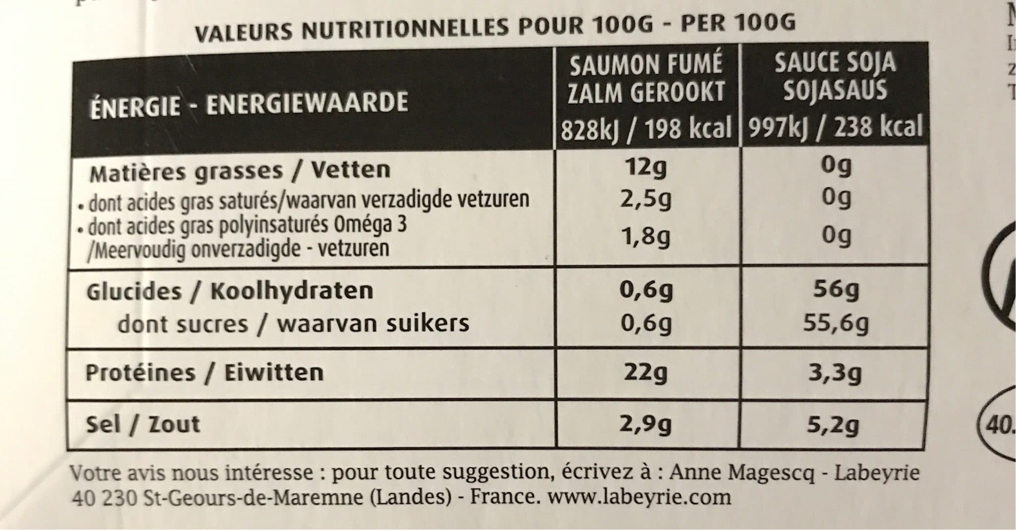 Labeyrie Plaisir Extra Saumon Fumé Façon Sashimis au Pavot packshot
