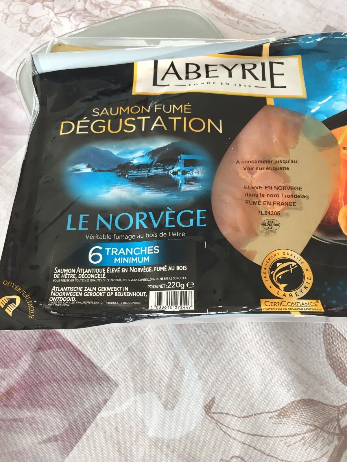 Labeyrie Le savoureux de Norvège packshot